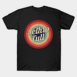 Jethro Tull - Retro Circle Vintage T-Shirt